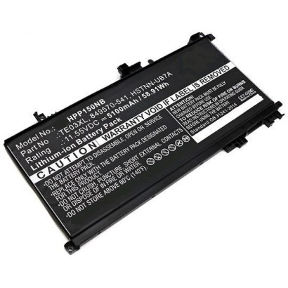 MBXHP-BA0080 MBXHP-BA0080 CoreParts Laptop Batteria for HP 59Wh Li-ion 11.55V 5100mAh Black Pavilion 15 UHD Pavilion 15-BC 15...