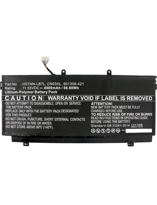 MBXHP-BA0111 MBXHP-BA0111 CoreParts Laptop Batteria for HP 49Wh Li-Pol 11.55V 4200mAh Black with longer cable for Spectre X36...