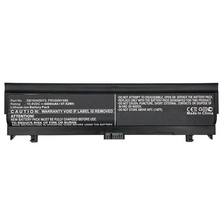 MBXLE-BA0186 CoreParts Laptop Batteria for Lenovo 48Wh Li-ion 10-8V 4400mAh Black Thinkpad L560 3INR19/65-2 3INR19/66-2 4X50K140