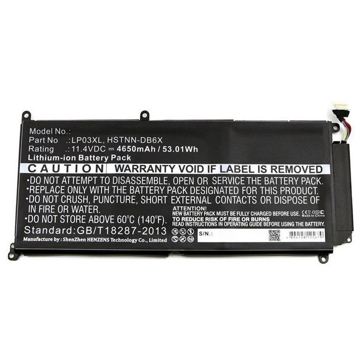 MBXHP-BA0137 CoreParts Laptop Batteria for HP 53Wh Li-ion 11.4V 4650mAh Black Envy 15-AE015TX Envy 15-AE016TX Envy 15-AE017TX En MBXHP-BA0137 CoreParts Laptop Batteria for HP 53Wh Li-ion 11.4V 4650mAh Black Envy 15-AE015TX Envy 15-AE016TX Envy 15-AE017TX En