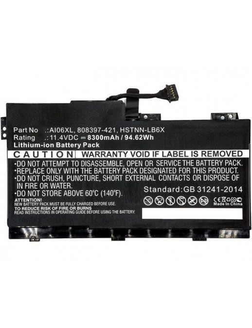 MBXHP-BA0074 MBXHP-BA0074 CoreParts Laptop Batteria for HP 95Wh Li-ion 11.4V 8300mAh Black ZBook 17 G3 ZBook 17 G3 M9L94AV ZB...