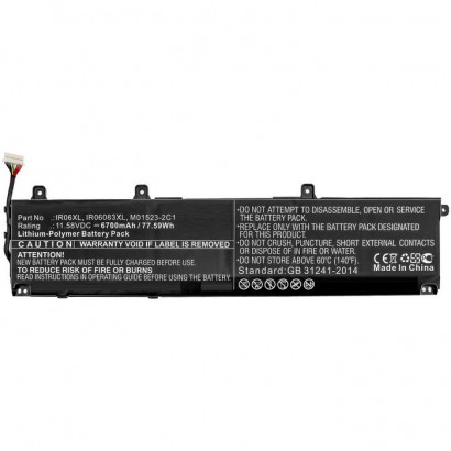 MBXHP-BA0285 MBXHP-BA0285 CoreParts Laptop Batteria for HP 77.59Wh Li-Polymer 11.58V 6700mAh for HP ZBook Power G7 HPZ700NB I...