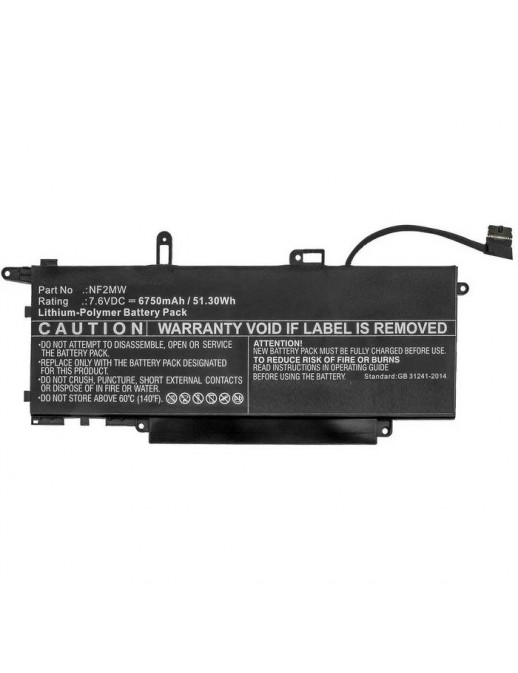 MBXDE-BA0227 MBXDE-BA0227 CoreParts Laptop Batteria for Dell 51Wh Li-Po 7.6V 6750mAh Black for Latitude 7310 2-in-1 Latitude ...