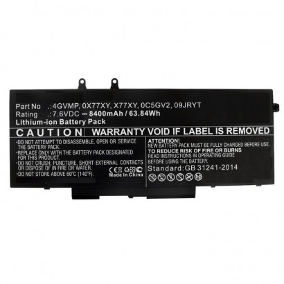 MBXDE-BA0182 MBXDE-BA0182 CoreParts Laptop Batteria for Dell 61WH Li-ion 7.6V 8000mAh Latitude 14 5400 Latitude 14 5500 N001L...