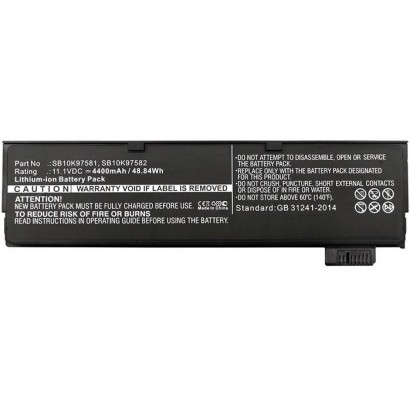 MBXLE-BA0144 MBXLE-BA0144 CoreParts Laptop Batteria for Lenovo 49Wh Li-ion 11.1V 4400mAh Black Thinkpad P51S Thinkpad T570 61...