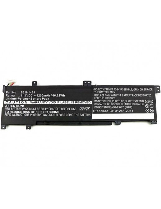 MBXAS-BA0119 MBXAS-BA0119 CoreParts Laptop Batteria for Asus 39Wh Li-Pol 11.1V 3400mAh Black A501C1-Z1-C10 A501LB5200 A501LX-...