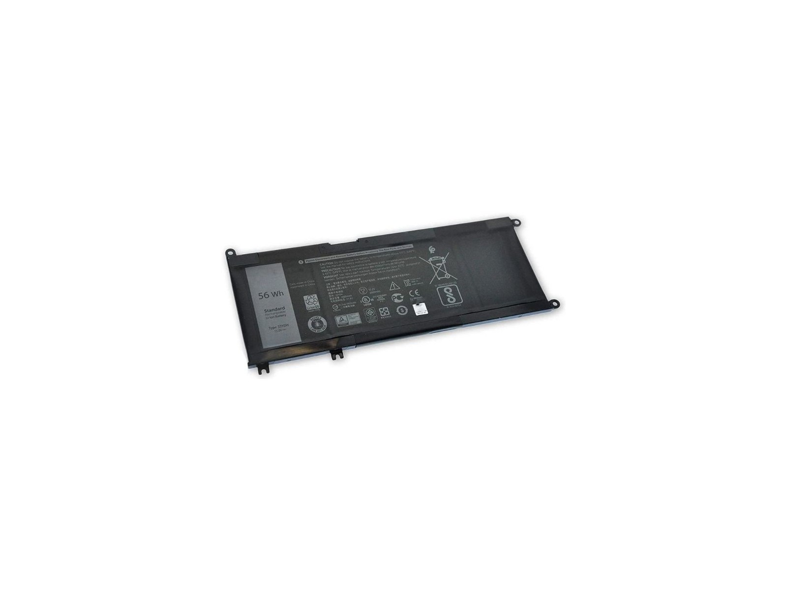 PVHT1 PVHT1 Dell Battery, 56WHR, 4 Cell, Lithium Ion 0T6V87 56 Wh