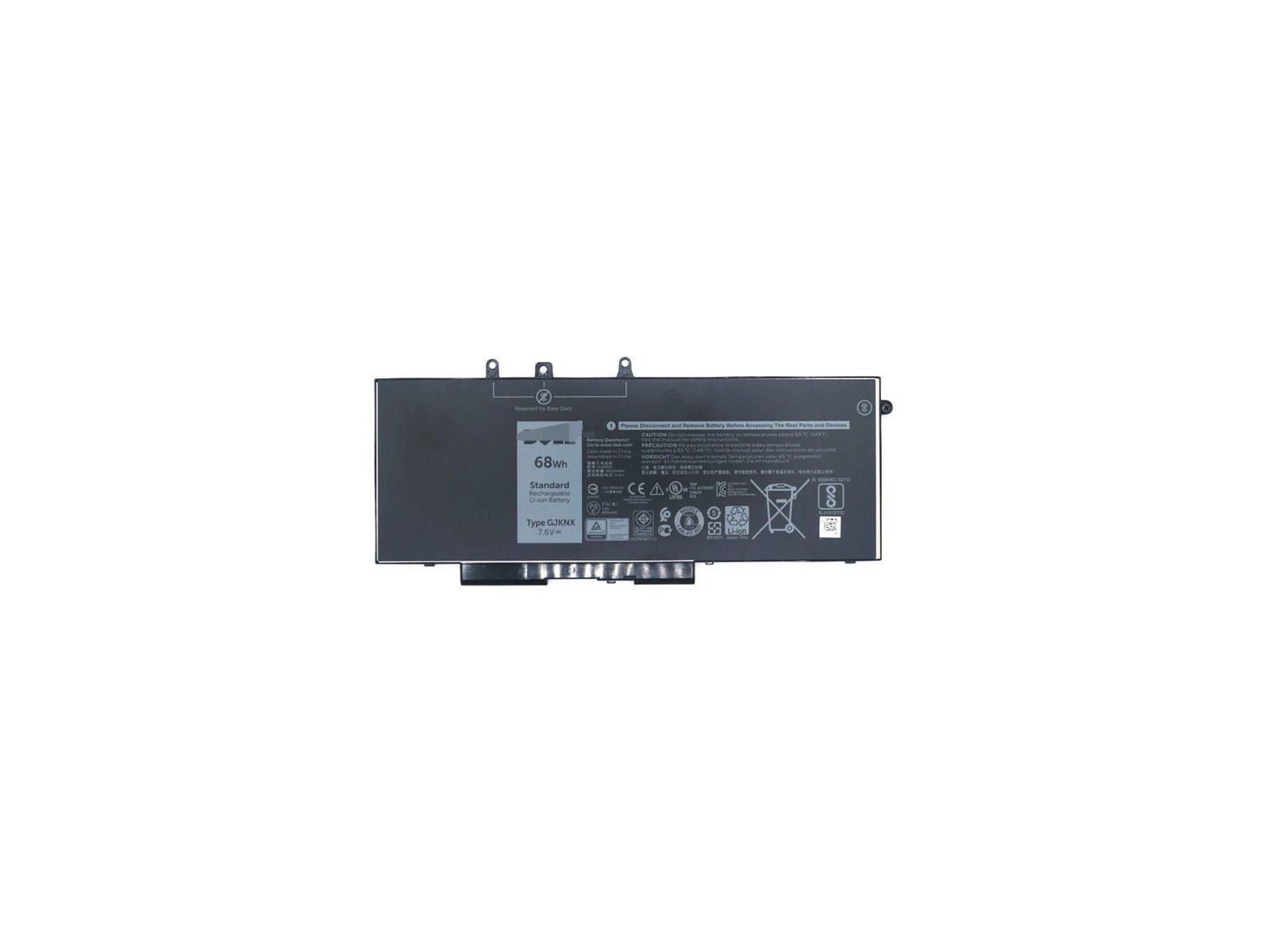 0GJKNX 0GJKNX Dell Dell Battery, 68 WHR, 4 Cell, Lithium Ion 68 Wh
