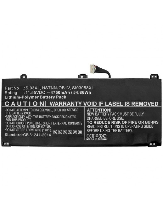 MBXHP-BA0273 MBXHP-BA0273 CoreParts Laptop Batteria for HP 54.86Wh Li-Polymer 11.55V 4750mAh for HP Chromebook 14B HPC142NB H...