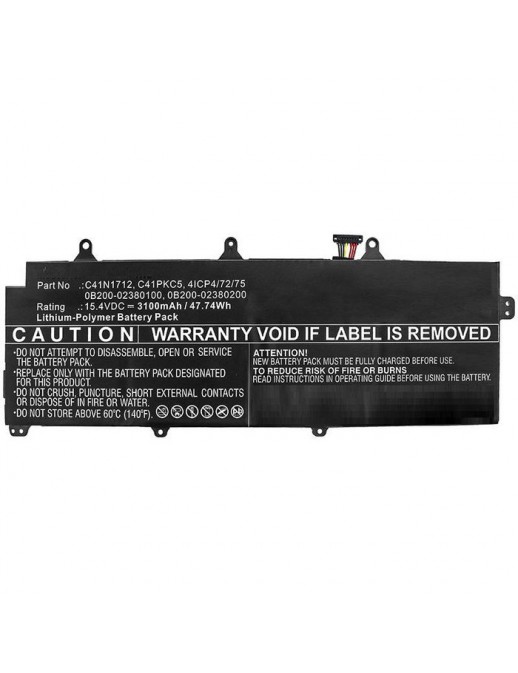 MBXAS-BA0250 MBXAS-BA0250 CoreParts Laptop Batteria for Asus 47.74Wh Li-Pol 15.4V 3100mAh Black for Asus Notebook Laptop GX50...