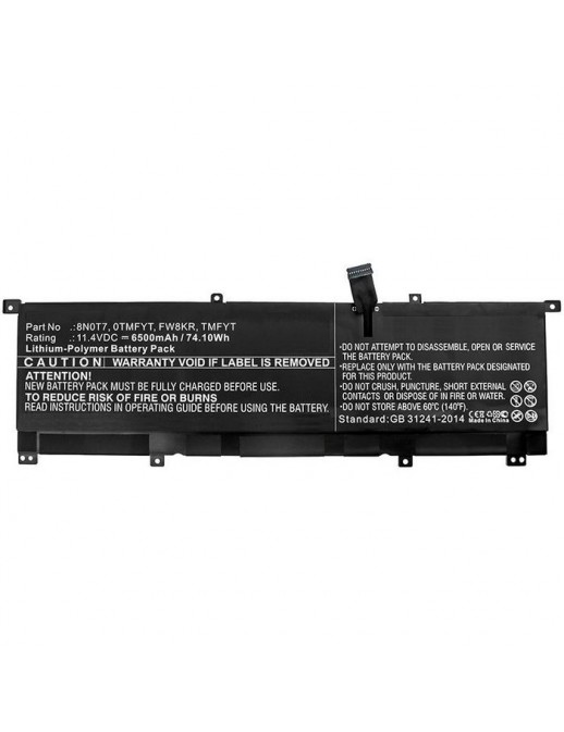 MBXDE-BA0183 MBXDE-BA0183 CoreParts Laptop Batteria for Dell 68WH Li-ion 11.4V 6Ah Dell 5530 2-in-1 XPS 15 2-in-1 XPS 15 9575...