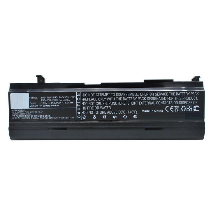 MBXTO-BA0053 CoreParts Laptop Batteria for Toshiba 71WH 9Cell Li-ion 10.8V 6.6Ah Black Dynabook AX/55A dynabook TW/750LS Equium MBXTO-BA0053 CoreParts Laptop Batteria for Toshiba 71WH 9Cell Li-ion 10.8V 6.6Ah Black Dynabook AX/55A dynabook TW/750LS Equium