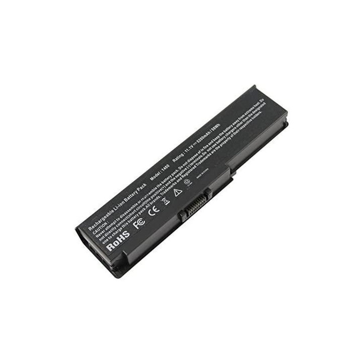 MBXDE-BA0155 CoreParts Laptop Batteria For Dell 49WH 6Cell Li-ion 11.1V 4.4Ah Black Dell Vostro 1400,Inspiron 1420 DELL:Y 312-05