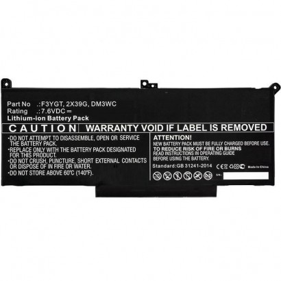MBXDE-BA0142 MBXDE-BA0142 CoreParts Laptop Batteria for Dell 44Wh 4 cells Li-Po 7.6V 5800mAh Black Dell Latitude 12 7000 Lati...