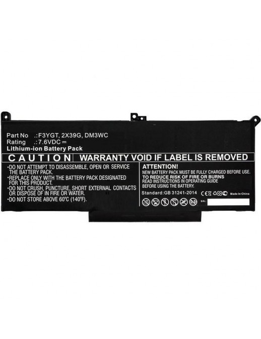 MBXDE-BA0142 MBXDE-BA0142 CoreParts Laptop Batteria for Dell 44Wh 4 cells Li-Po 7.6V 5800mAh Black Dell Latitude 12 7000 Lati...
