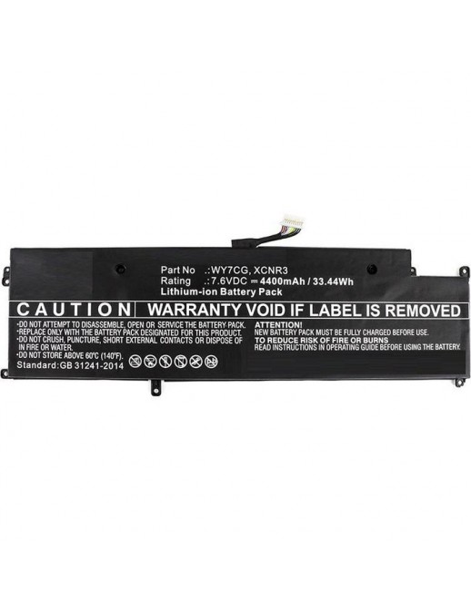 MBXDE-BA0074 MBXDE-BA0074 CoreParts Laptop Batteria for Dell 33Wh Li-ion 7.6V 4400mAh Black Latitude 13 7370 WY7CG XCNR3 MH25...
