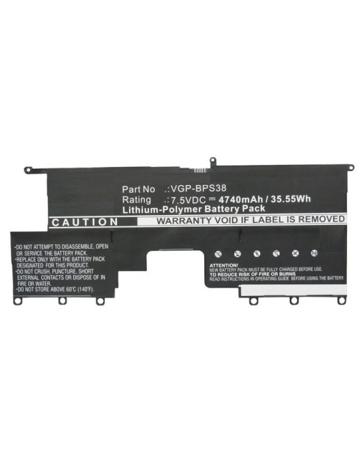MBXSO-BA0057 MBXSO-BA0057 CoreParts Laptop Batteria for Sony 36Wh Li-Pol 7.5V 4740mAh Black SVP13213CW SVP13218PW SVP13229PW ...