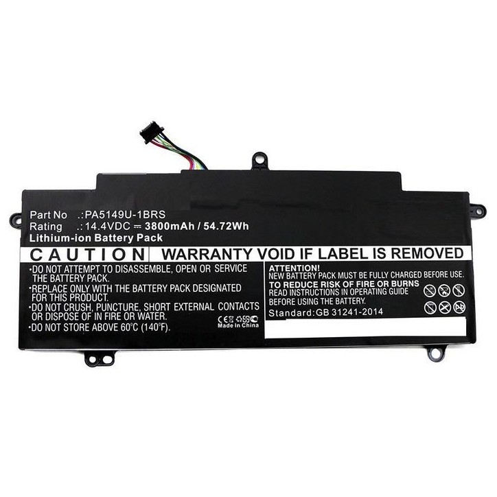 MBXTO-BA0030 CoreParts Laptop Batteria for Toshiba 55Wh Li-ion 14.4V 3800mAh Black Tecra Z40-A-10K Tecra Z40-A-10T Tecra Z40-A-1
