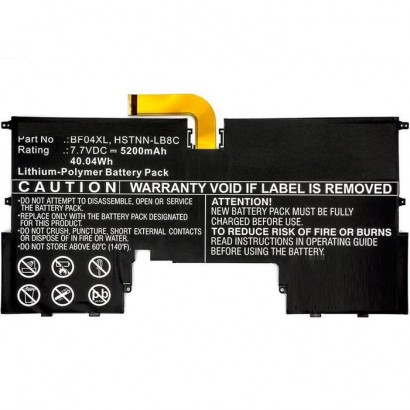 MBXHP-BA0165 MBXHP-BA0165 CoreParts Laptop Batteria for HP 40Wh Li-Pol 7.7V 5200mAh Black Spectre 13-V101NA Spectre 13-V115TU...