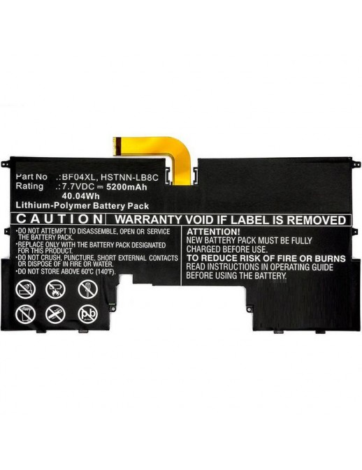 MBXHP-BA0165 MBXHP-BA0165 CoreParts Laptop Batteria for HP 40Wh Li-Pol 7.7V 5200mAh Black Spectre 13-V101NA Spectre 13-V115TU...