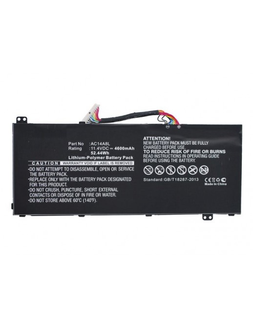 MBXAC-BA0072 MBXAC-BA0072 CoreParts Laptop Batteria for Acer 52Wh Li-Pol 11.4V 4600mAh Black Aspire V15 Nitro Aspire VN7 Aspi...