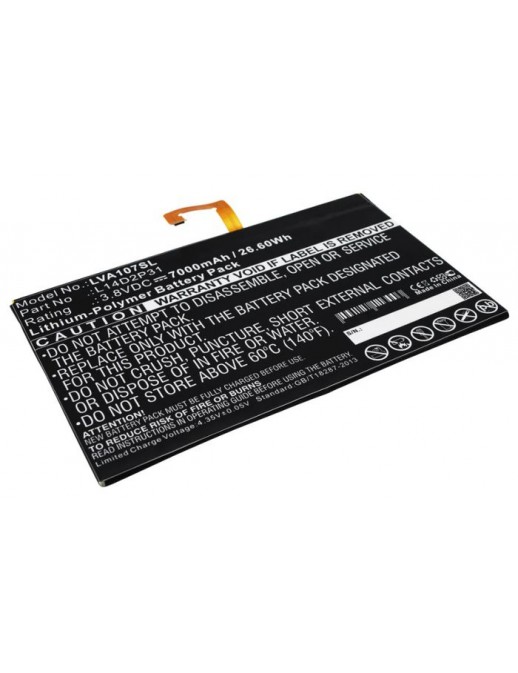 SB18C03763 SB18C03763 Lenovo Replacement Batteria for Lenovo Tab 2 and Tab 4 tablets 7000mAh capacity 3.8V voltage 26.6Wh ene...