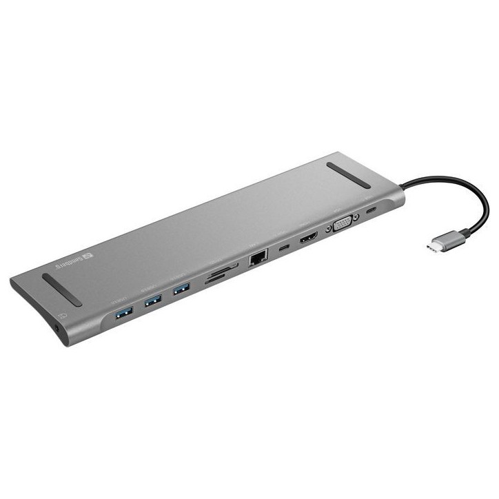 136-31 Sandberg USB-C 10-in-1 Docking Station N/A