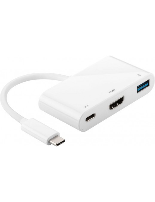 USB3.1CCOM2 USB3.1CCOM2 MicroConnect USB-C 3.2 Gen 1 Multiport Adapter hub 0,20m MJ1K2ZM/A MUF82ZM/A DA-70838-1