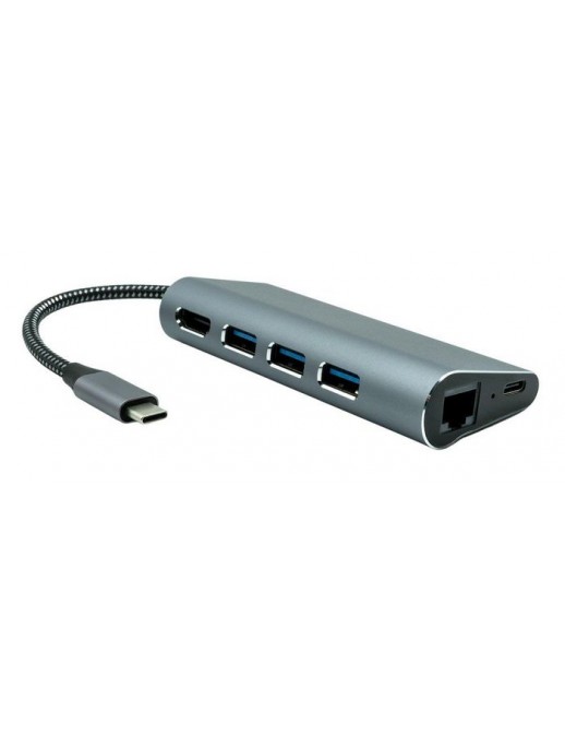 USBC-MULTI6-001 USBC-MULTI6-001 ProXtend USB-C 6in1 MultiHub 821827 43211615
