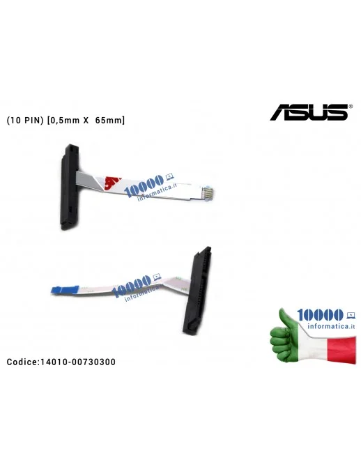 14010-00730300 Cavo HDD Hard Disk SATA ASUS X571 X571GT X571GD - 14010-00730300 Cavo Collegamento Hard Disk Connettore HDD FF...