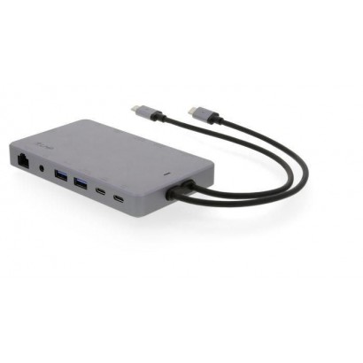 20416 20416 LMP 2xUSB-A/2xUSB-C/2xHDMI/DP/MiniDP/VGA/DVI/3.5mm 4K UHD 5 Gbit/s Grey