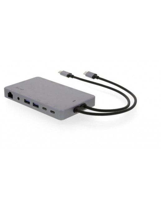 20416 20416 LMP 2xUSB-A/2xUSB-C/2xHDMI/DP/MiniDP/VGA/DVI/3.5mm 4K UHD 5 Gbit/s Grey