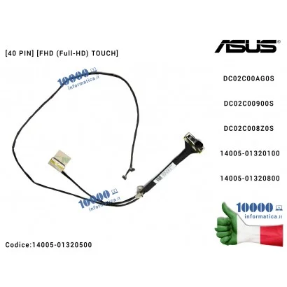 14005-01320500 Cavo Flat LCD ASUS [40 PIN] [FHD (Full-HD) TOUCH] ZenBook UX303 UX303L UX303LA UX303LB UX303LN UX303UB DC02C00...