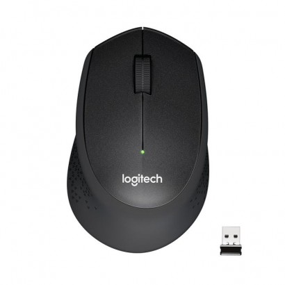 910-004909 910-004909 Logitech M330 Silent Plus, 1000 dpi, USB 2.4GHz, 1xAA, Black ALKALINE - Alkaline Batteries - No restict...