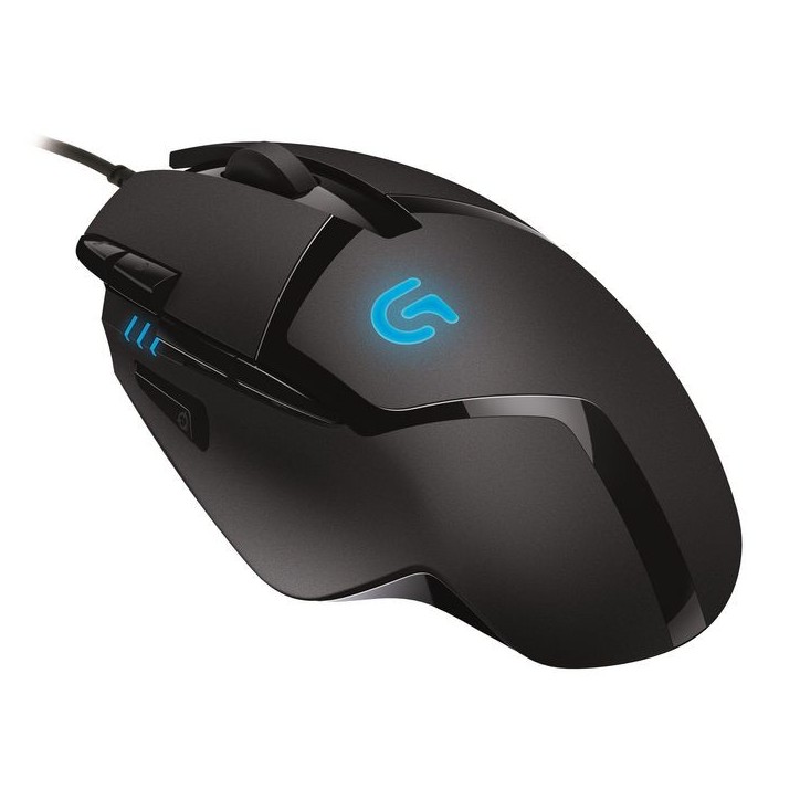 910-004067 Logitech G402 Hyperion Fury FPS Gaming Mouse, USB Type-A 788649 Black