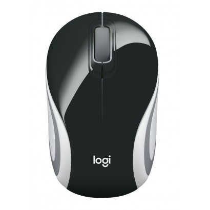 910-002731 910-002731 Logitech Wireless Mini Mouse M187, RF Wireless, Alkaline, Black 820575