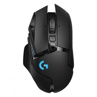 910-005567 910-005567 Logitech G502 LIGHTSPEED Wireless Gaming Mouse, RF Wireless, Lithium Polymer (LiPo) Polytetrafluoroethy...