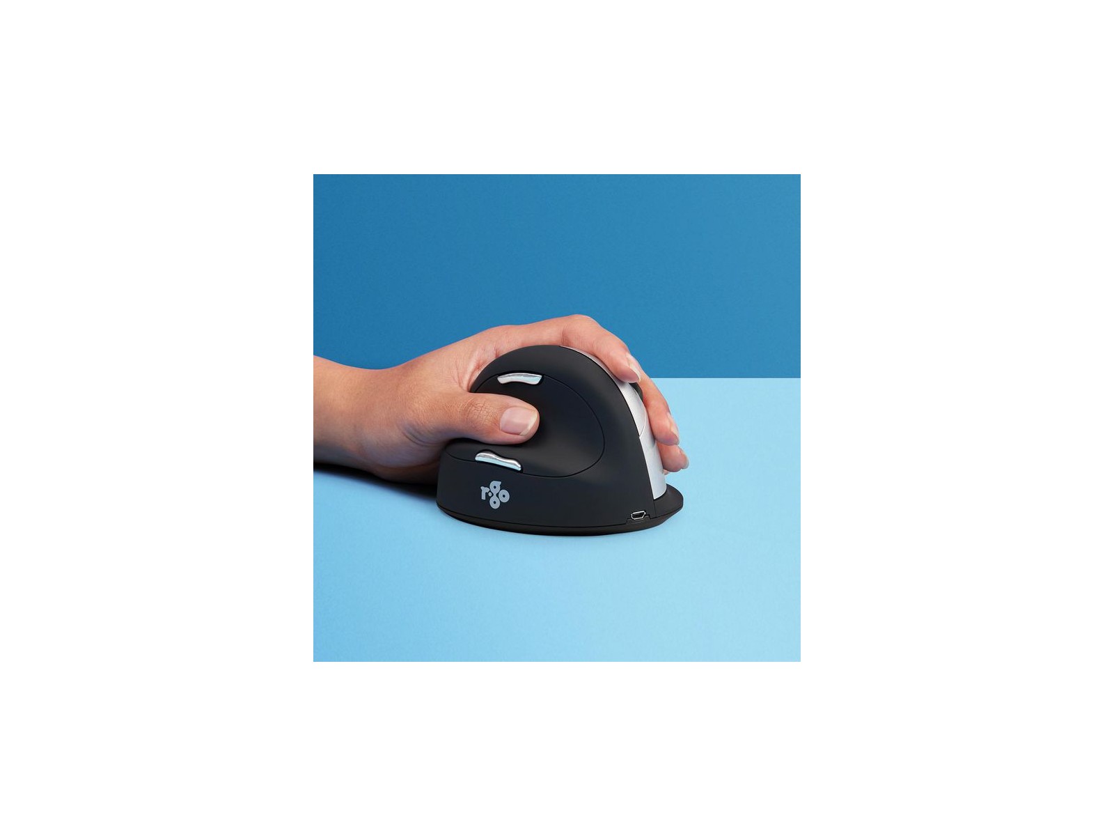 RGOHELELAWL RGOHELELAWL R-Go Tools R-Go HE Mouse, Ergonomic mouse, Large (Hand Size above 185mm), Left Handed, wireless