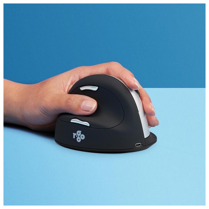 RGOHELELAWL R-Go Tools R-Go HE Mouse, Ergonomic mouse, Large (Hand Size above 185mm), Left Handed, wireless RGOHELELAWL R-Go Tools R-Go HE Mouse, Ergonomic mouse, Large (Hand Size above 185mm), Left Handed, wireless