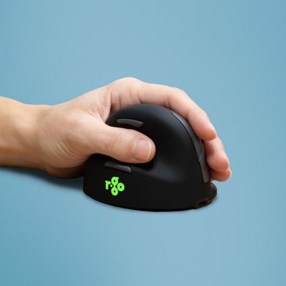RGOHEWLL RGOHEWLL R-Go Tools R-Go HE Mouse, Ergonomic mouse, Medium (Hand Size 165-185mm), Left Handed, wireless
