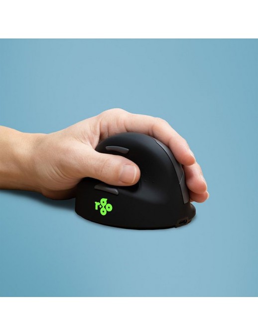 RGOHEWLL RGOHEWLL R-Go Tools R-Go HE Mouse, Ergonomic mouse, Medium (Hand Size 165-185mm), Left Handed, wireless
