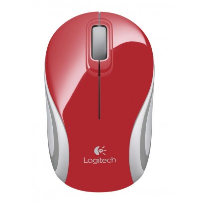 910-002732 910-002732 Logitech Wireless Mini Mouse M187, RF Wireless, Alkaline, Red