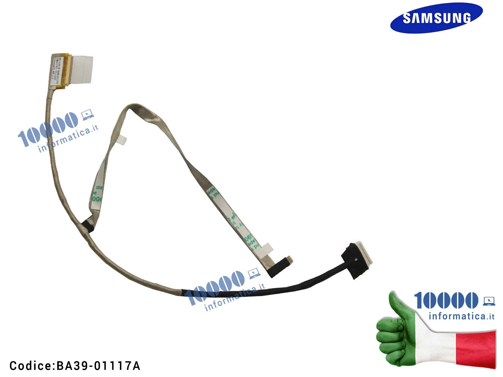 BA39-01117A Cavo Flat LCD SAMSUNG NP300E5A NP300E5C NP300E5Z NP300V5A NP300E4A NP305E4A NP305V4A NP305V5A NP305U1A NP305V3A N...
