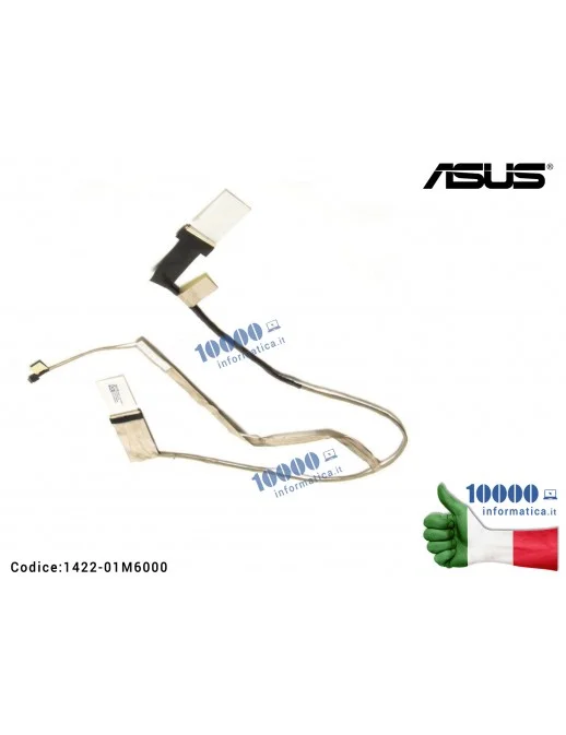 14005-00920100 Cavo Flat LCD [40 PIN] ASUS A550 X550 D551 R510 X550VA X550L X550C 1422-01M6000 X550CC K550CC F550CC R510CC X5...
