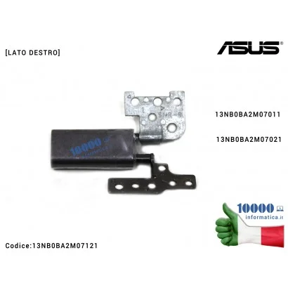 13NB0BA2M07121 Cerniera Hinge [DX] (MINERAL GREY) ASUS ZenBook Flip UX360C UX360CA [LATO DESTRO] 13NB0BA2M07011 13NB0BA2M07021