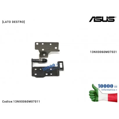 13NX0060M07011 Cerniera Hinge [DX] ASUS ASUSPRO P2520L P2520U P2530U P2530UJ P2540U P552 P552LA P552LJ P553U P553UJ [LATO DES...
