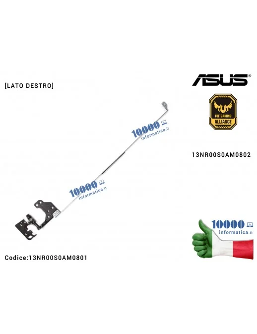 13NR00S0AM0801 Cerniera Hinge [DX] ASUS TUF Gaming FX505G FX505GE FX505GD FX505GM FX505DY FX505DT FX505DU FX505DV FX505GT FX5...