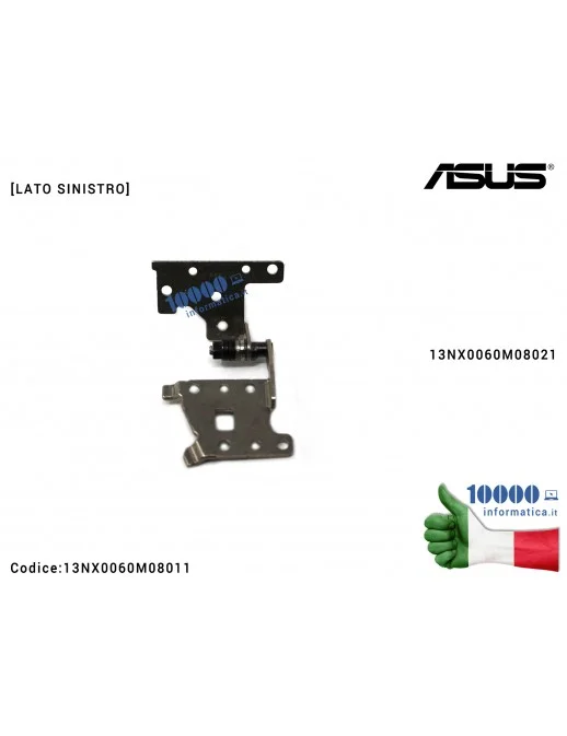 13NX0060M08011 Cerniera Hinge [SX] ASUS ASUSPRO P2520L P2520U P2530U P2530UJ P2540U P552 P552LA P552LJ P553U P553UJ [LATO SIN...
