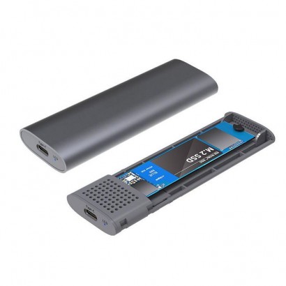 MSUB3304 MSUB3304 CoreParts USB3.2 Type-C Tool free Enclosure for M.2 PCIe NVMe/SATA SSDs