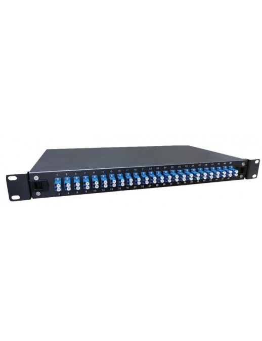 LVO233845 LVO233845 Lanview 24-Port Fibre patch panel mounted with 24 x LC duplex Single Mode connectors